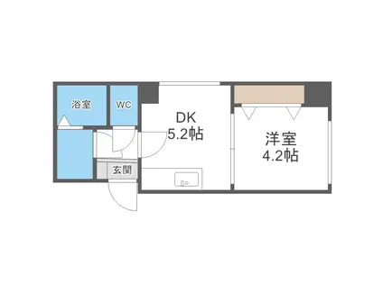 センターヒルズ20(1LDK/2階)の間取り写真