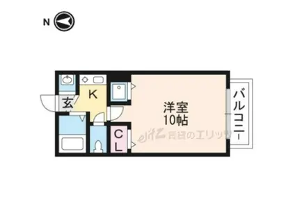 MAISON DU ANGE (1K/2階)の間取り写真