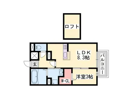 アーバンプラザII(1LDK/2階)の間取り写真