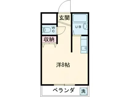 ファーストステージ町屋(ワンルーム/2階)の間取り写真