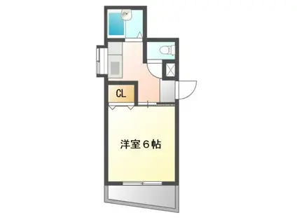 ラ・フォーレⅡ番館(1K/2階)の間取り写真