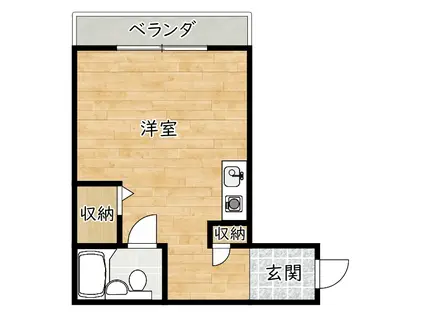 コートダルジャンIII(ワンルーム/4階)の間取り写真