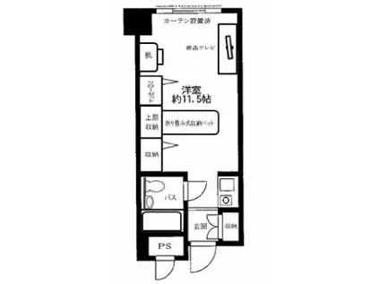 メゾン大塚(ワンルーム/7階)の間取り写真
