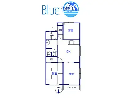 メゾン才戸(3DK/2階)の間取り写真