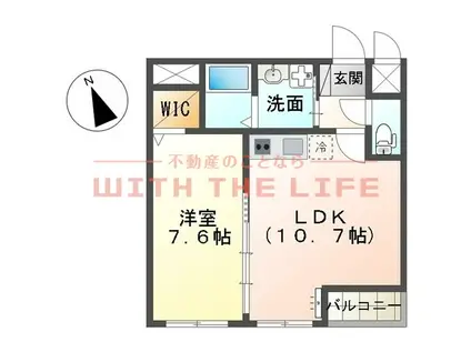 I-CLASS(1LDK/1階)の間取り写真