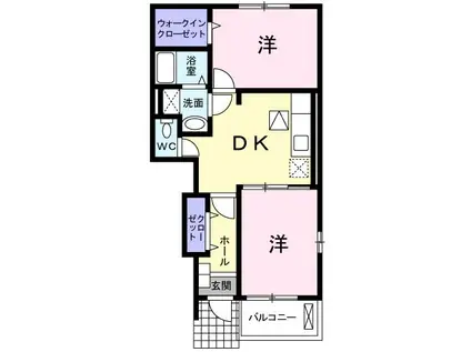 S-RESIDENCE松戸IRISE(1K/13階)の間取り写真
