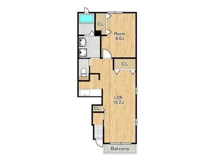 REGALEST東枇杷島(2LDK/2階)の間取り写真