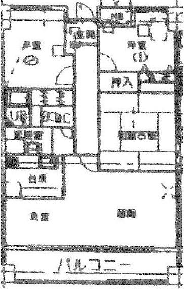 ビオラ田町(3LDK/11階)の間取り写真