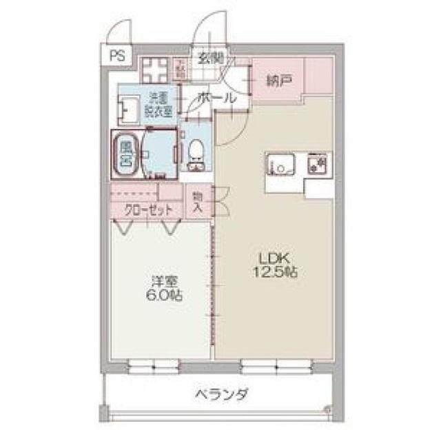 S.COURT 沼津駅北(1LDK/2階)の間取り写真