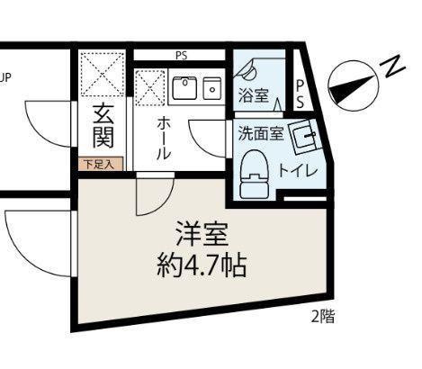 AXIA TOKIWADAI(ワンルーム/4階)の間取り写真