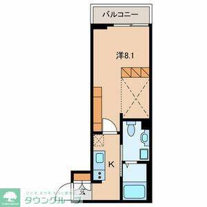 稲毛東3丁目計画(1K/2階)の間取り写真