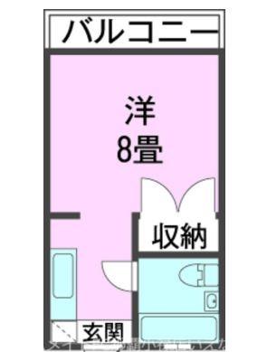 BREEZE(ワンルーム/4階)の間取り写真