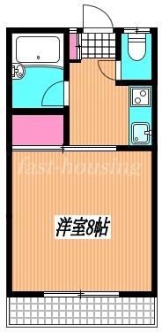 サンヴェール吉祥寺(1K/1階)の間取り写真