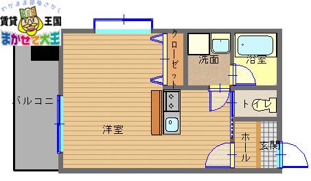 GREENVALLEY金屋 グリーンバレー金屋(ワンルーム/11階)の間取り写真