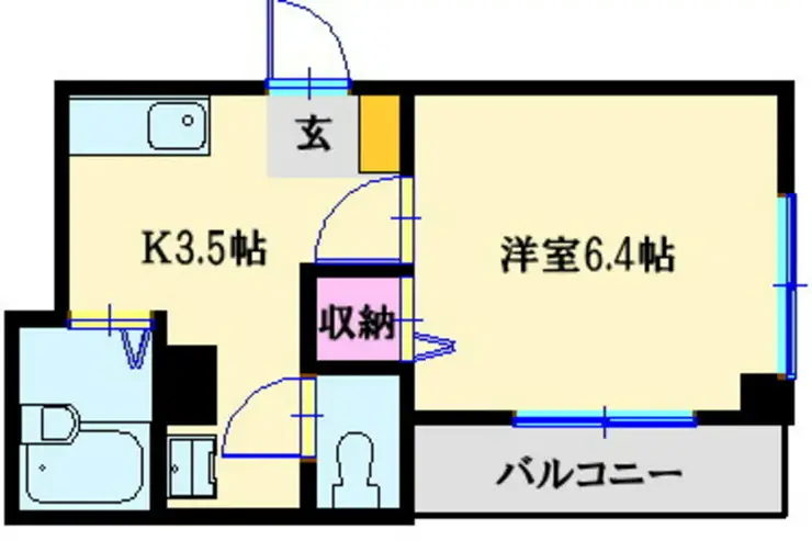 片山ビル 1階階 間取り