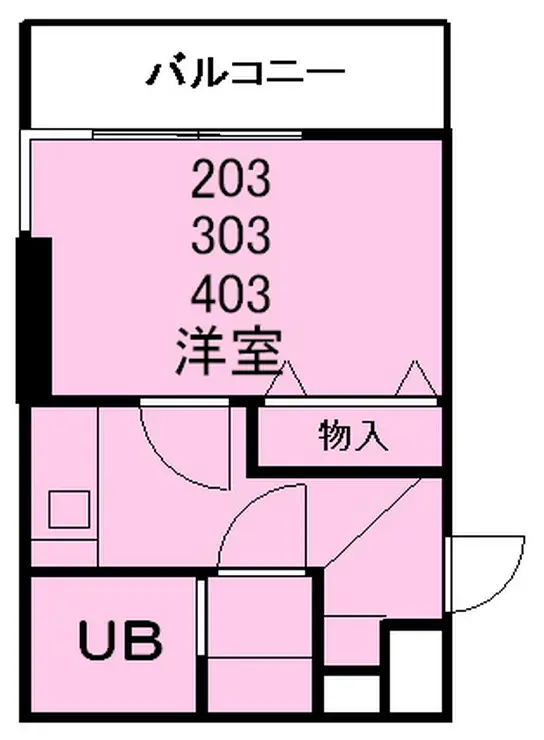 新東京園マンション 3階階 間取り