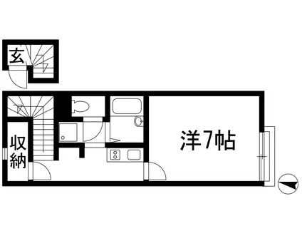 レオネクスト桜台(1K/2階)の間取り写真