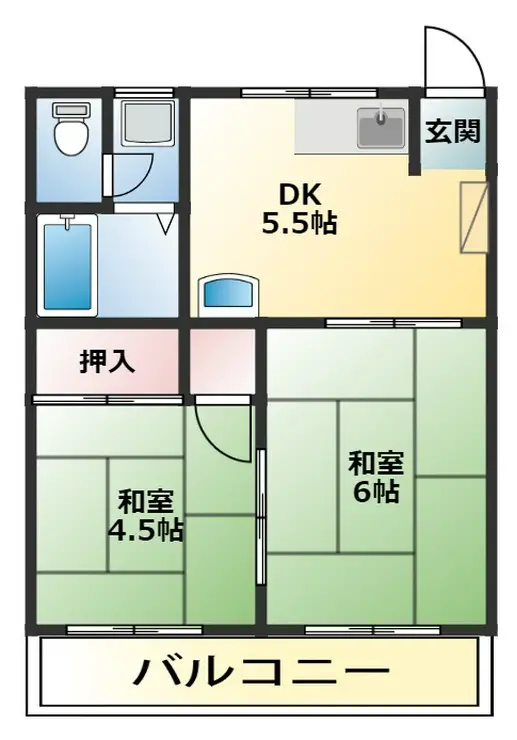 山田カンプレックス 2階階 間取り