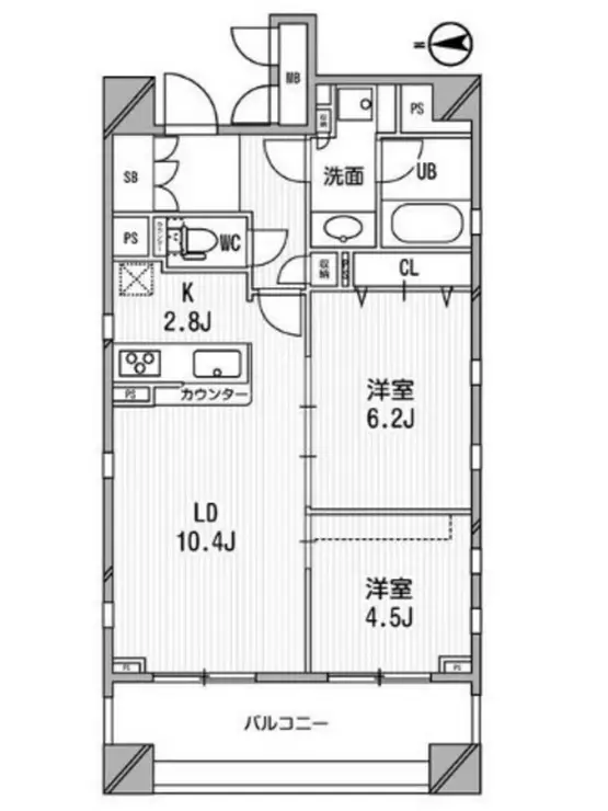アーデン神保町 5階階 間取り