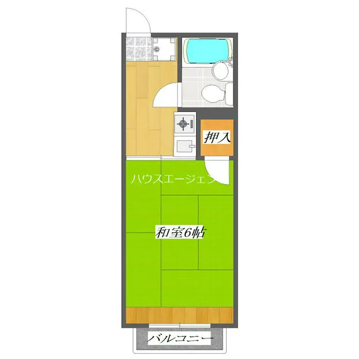 モデラートハイツ 2階階 間取り