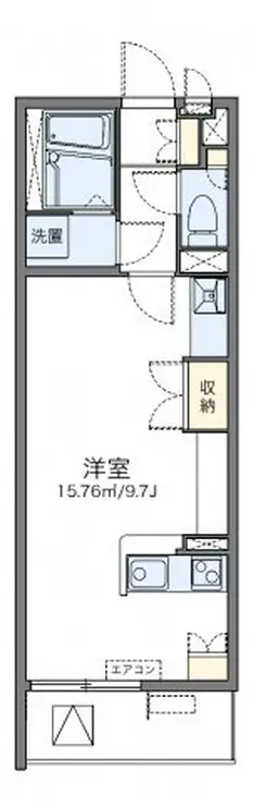 レオネクスト中川III 3階階 間取り