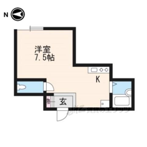 メゾンワイズ(1K/3階)の間取り写真