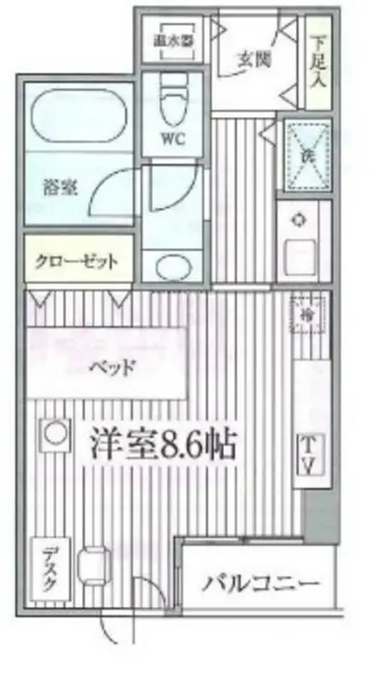 コンフォート荻窪 2階階 間取り