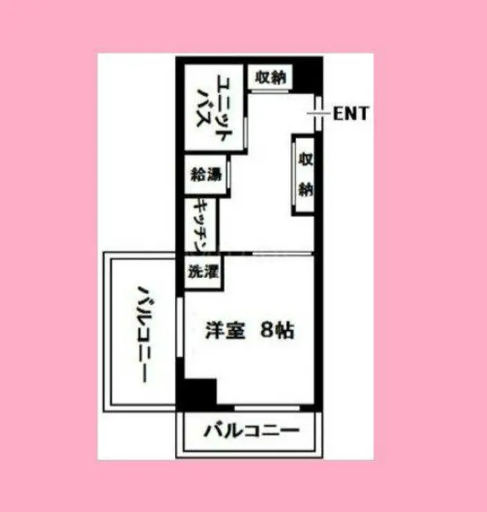 日興パレス横浜 6階階 間取り