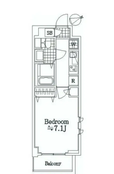 グレイスコート大倉山 5階階 間取り
