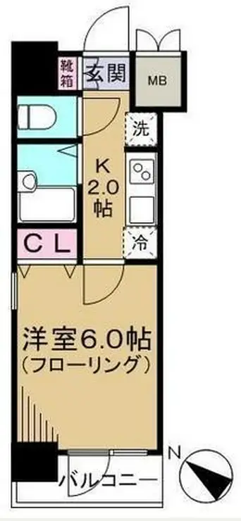 ハーモニーレジデンス池袋 8階階 間取り