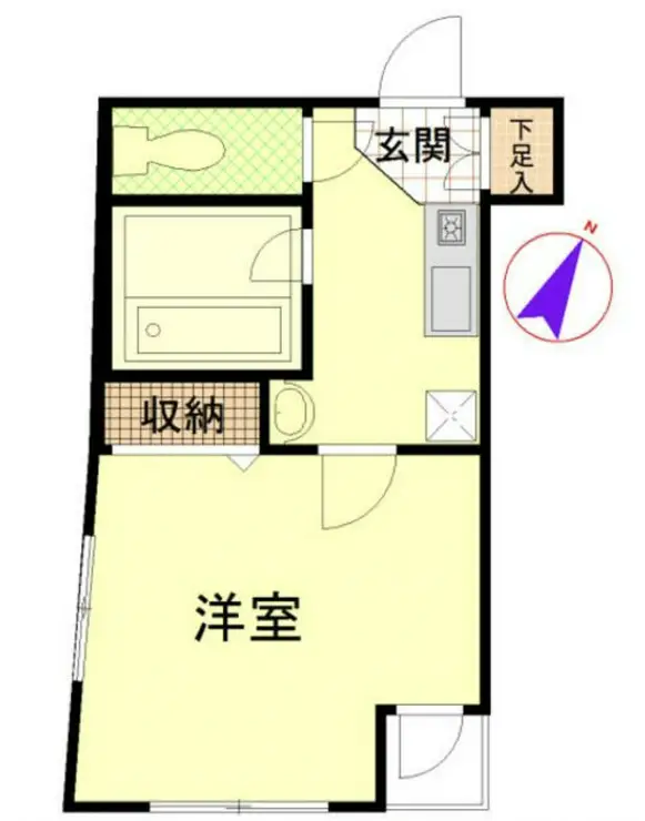 ゼフィール横濱 3階階 間取り