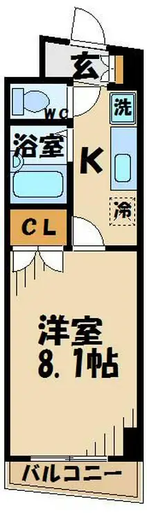 スタンザ府中 5階階 間取り