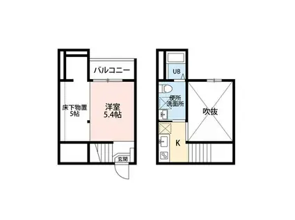 LUMIEREIV(1K/1階)の間取り写真