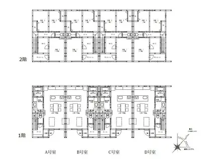 グランメゾンクレスト千代田I(3LDK/1階)の間取り写真