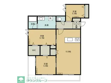 PADDINGTON(3LDK/2階)の間取り写真