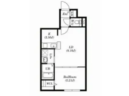 ペイフォワードN16(1LDK/3階)の間取り写真