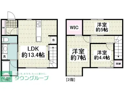 CASA CITELLA(3LDK/1階)の間取り写真