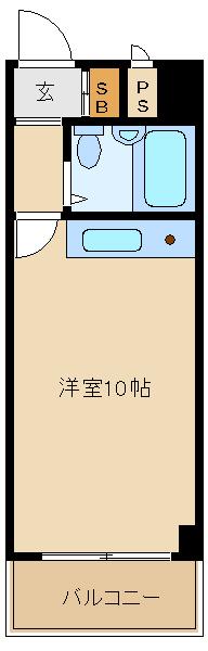 マイルド新大阪レジデンス3号館(ワンルーム/10階)の間取り写真