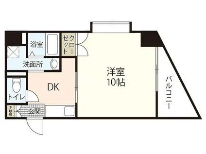 プライムコートK(1K/5階)の間取り写真