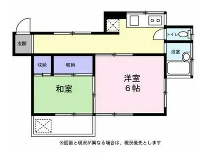 さくらコーポ(2K/2階)の間取り写真