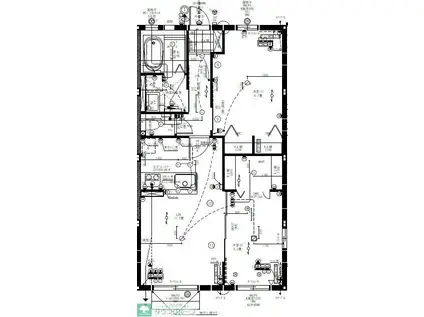 アルカンシエル恵風(2LDK/1階)の間取り写真