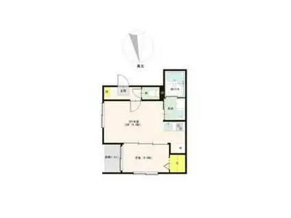 NEST TOMIZAWA(1LDK/2階)の間取り写真