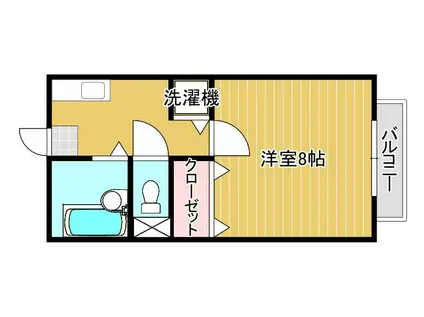 めぞんぶらんIV号館(1K/2階)の間取り写真