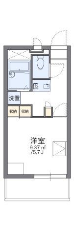 レオパレス香住(1K/3階)の間取り写真