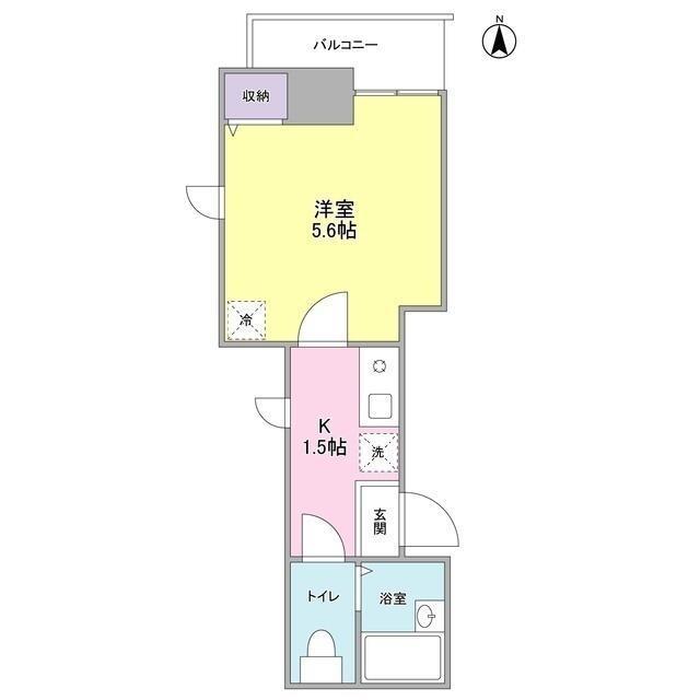 グランビュー御茶ノ水(1K/4階)の間取り写真
