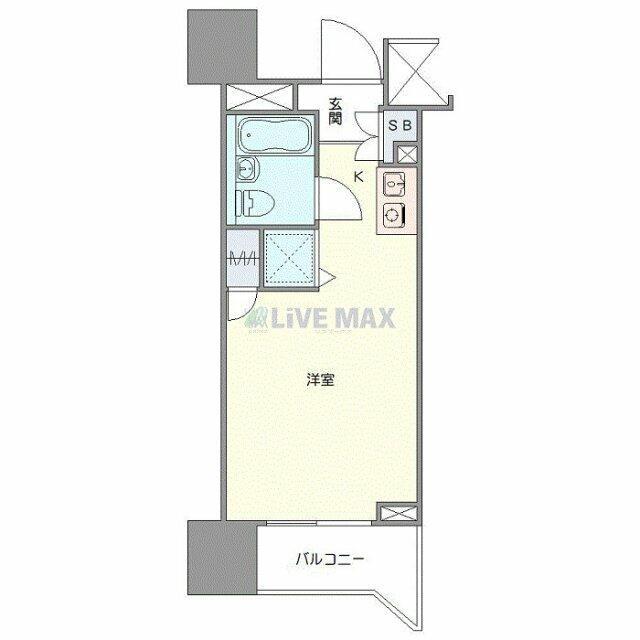 マイキャッスル渋谷JP(ワンルーム/10階)の間取り写真