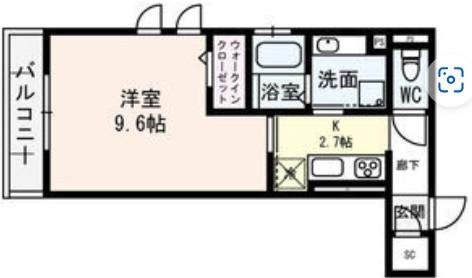FOUR SEASONS瑞光(1K/1階)の間取り写真