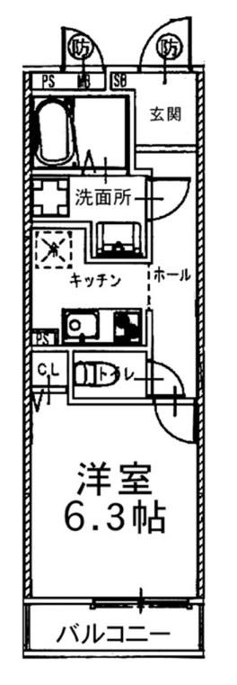 近鉄南大阪線 恵我ノ荘駅 徒歩3分 2階建 築1年(1K/1階)の間取り写真