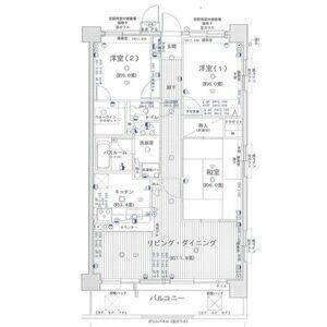 ライオンズマンション練馬北町(3LDK/7階)の間取り写真