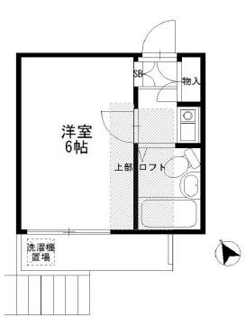 スターホームズ井土ヶ谷(1K/2階)の間取り写真